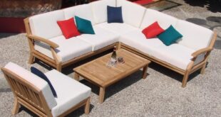 Gathering Comfort and Style: Exploring the Samurai 5-Piece Teak Sectional