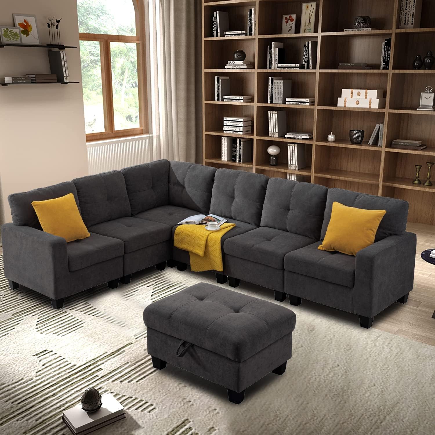 Discovering Comfort and Space: Our Take on a 6-Seat Modular Sofa