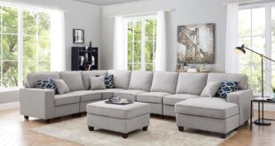 Finding Comfort and Style with the Devion Meridian Sectional Sofa