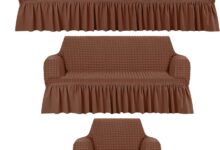 Transforming Our Space: Stylish, Stretchy 3-Piece Sofa Cover Set