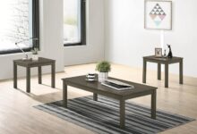 Exploring the GOWE Dark Grey 3pc Coffee Table Set for Style