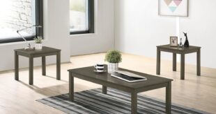 Exploring the GOWE Dark Grey 3pc Coffee Table Set for Style