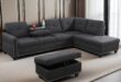 Finding Balance: Stylish Comfort in a Dark Grey L-Shaped Sectional