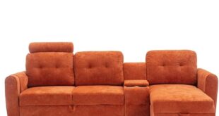 Cozy Sectional Sofa with Smart Storage for Any Living Space