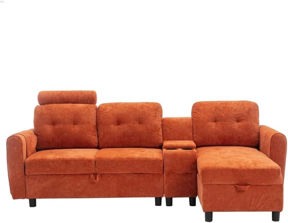 Cozy Sectional Sofa with Smart Storage for Any Living Space