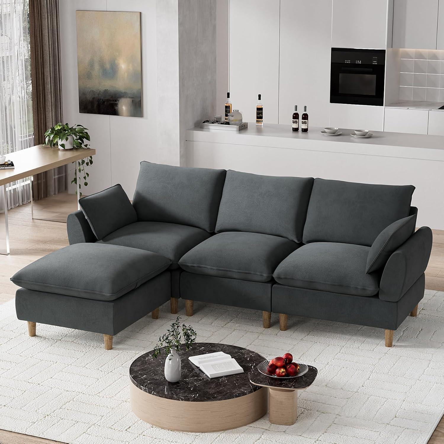 Cozy and Stylish Gray Sectional Sofa to Transform Spaces