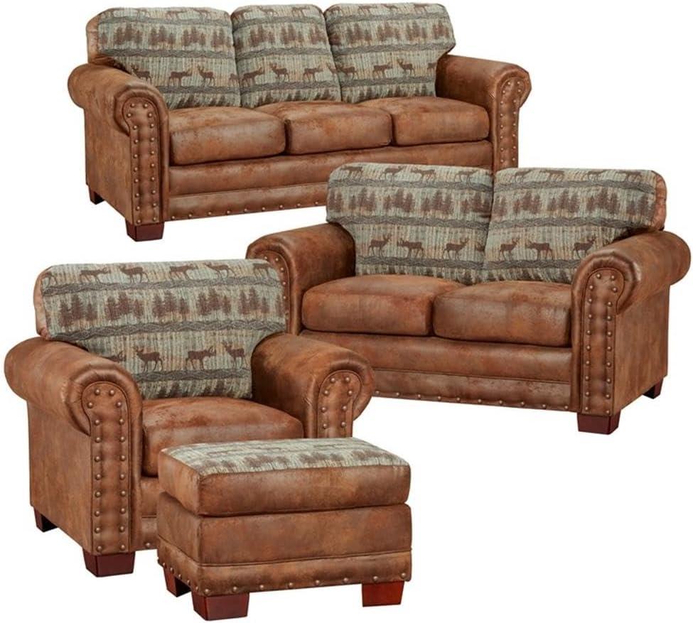 Embracing Rustic Charm with the Deer Teal Lodge 4-Piece Set
