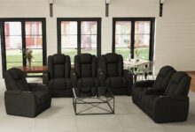 Experience Ultimate Comfort with the Swankcase Power Recliner Sofa Set