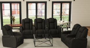 Experience Ultimate Comfort with the Swankcase Power Recliner Sofa Set
