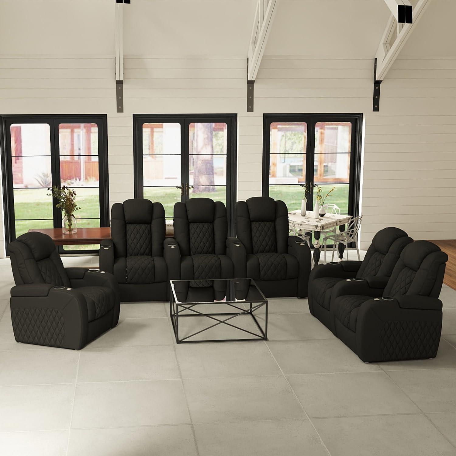Experience Ultimate Comfort with the Swankcase Power Recliner Sofa Set