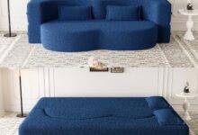 HDX Modular Sofa Review: Comfort and Style in Navy Blue