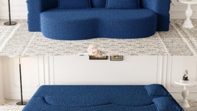 HDX Modular Sofa Review: Comfort and Style in Navy Blue