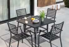Nuu Garden 5 Piece Patio Set Comfort Meets Durable Design