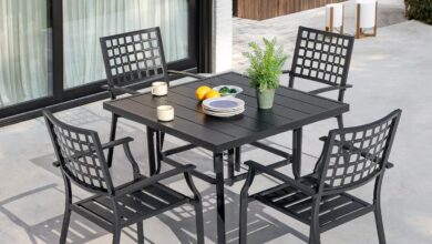 Nuu Garden 5 Piece Patio Set Comfort Meets Durable Design