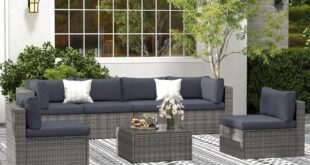 7 Piece Grey Patio Set Review Stylish Comfy And Easy To Arrange