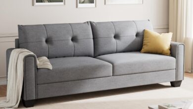 82 Modern 3 Seater Sofa With Deep Cushions Quick Setup