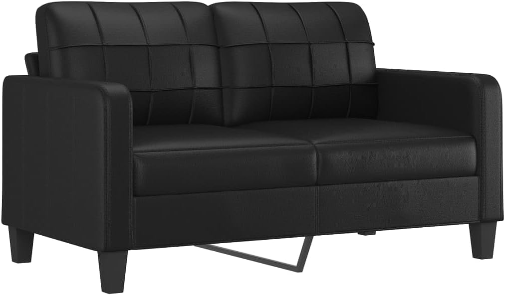 spacious & Stylish: Exploring the Modern Black Sofa Set Seating Four