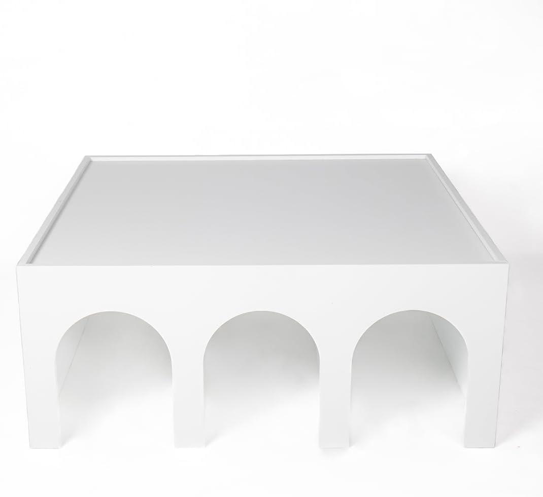 Multifunctional 4-Tier Shelf & Coffee Table: Stylish space-Saver