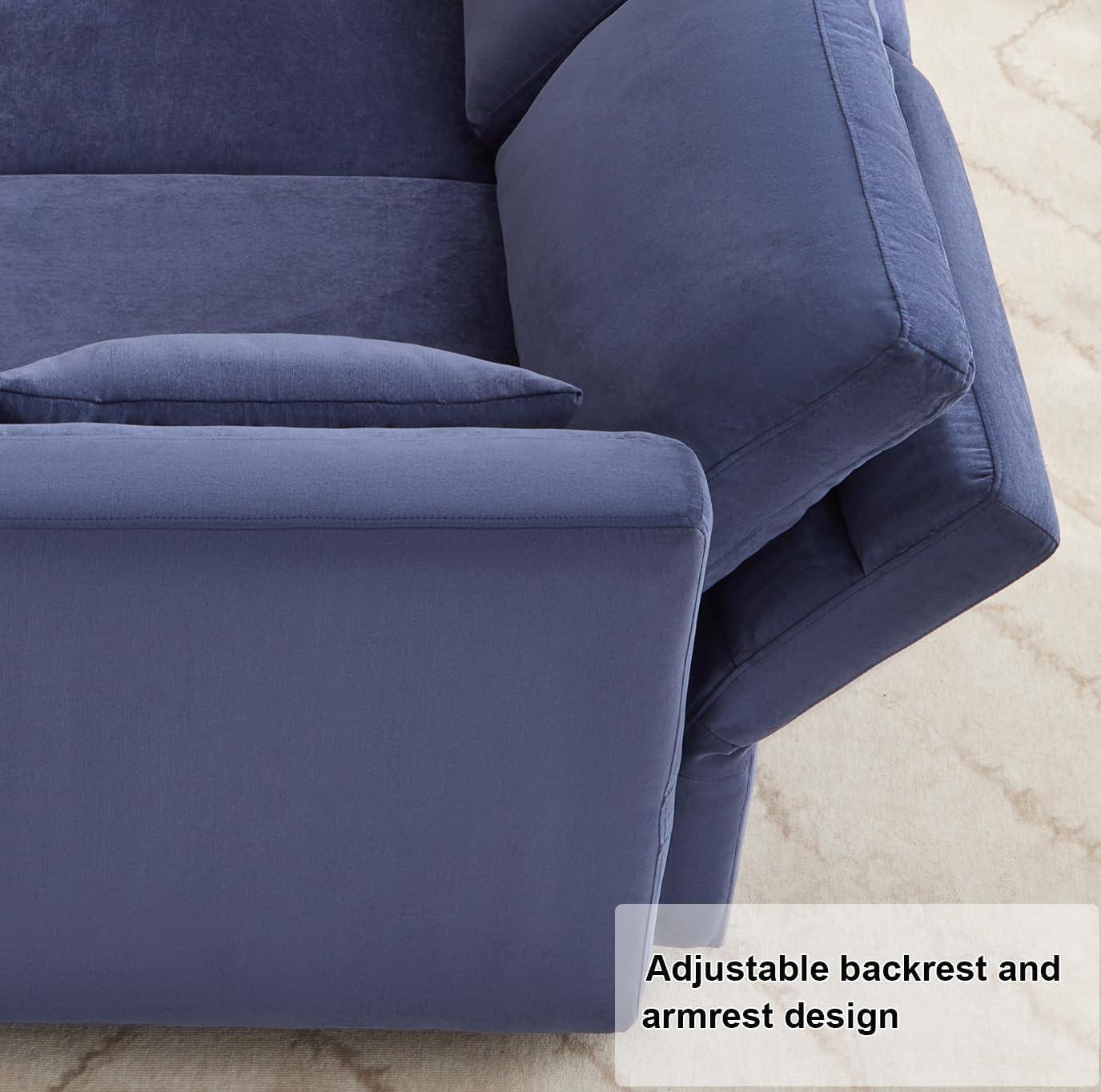 Our ​Take on the Asunflower Navy ⁣Blue Loveseat: Space-Savvy & Cozy