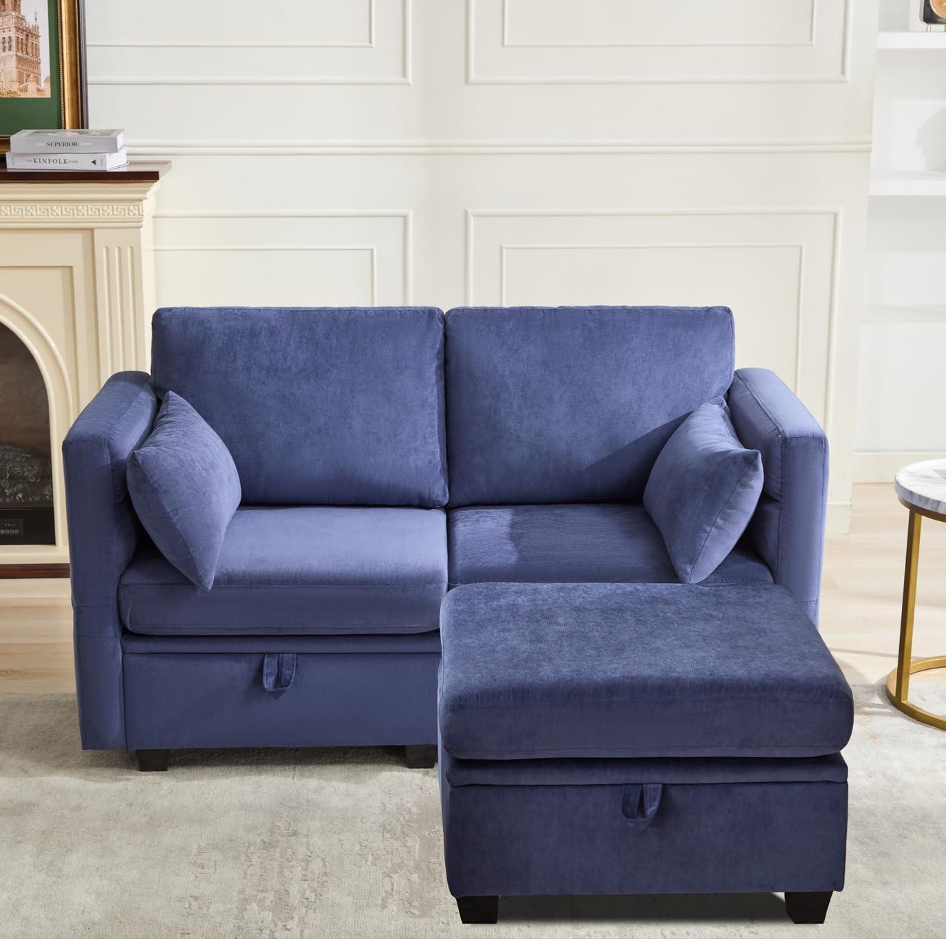 Our Take on the Asunflower Navy Blue Loveseat: Space-Savvy & ⁤Cozy