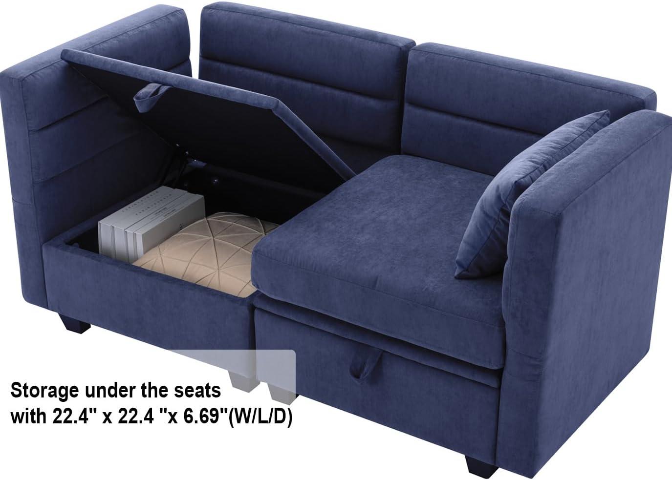 Our Take on‌ the Asunflower Navy Blue Loveseat: Space-Savvy & Cozy