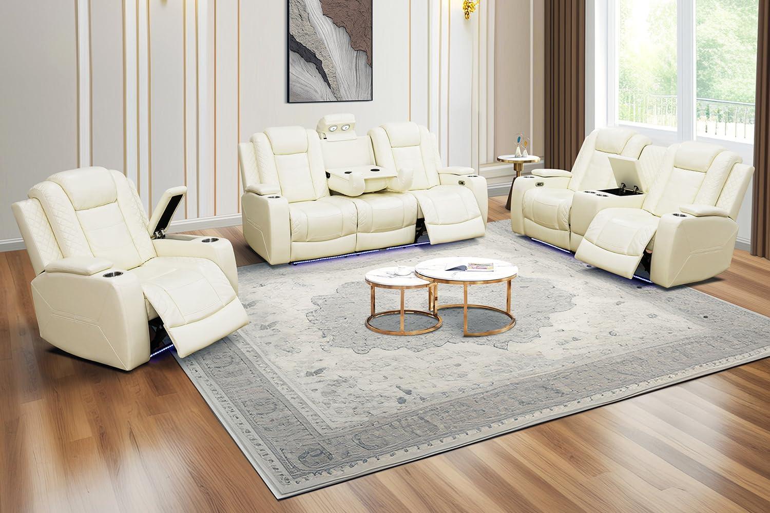 Our Honest​ Take: Ainehome Power Recliner‍ Sofa Set with LED & USB