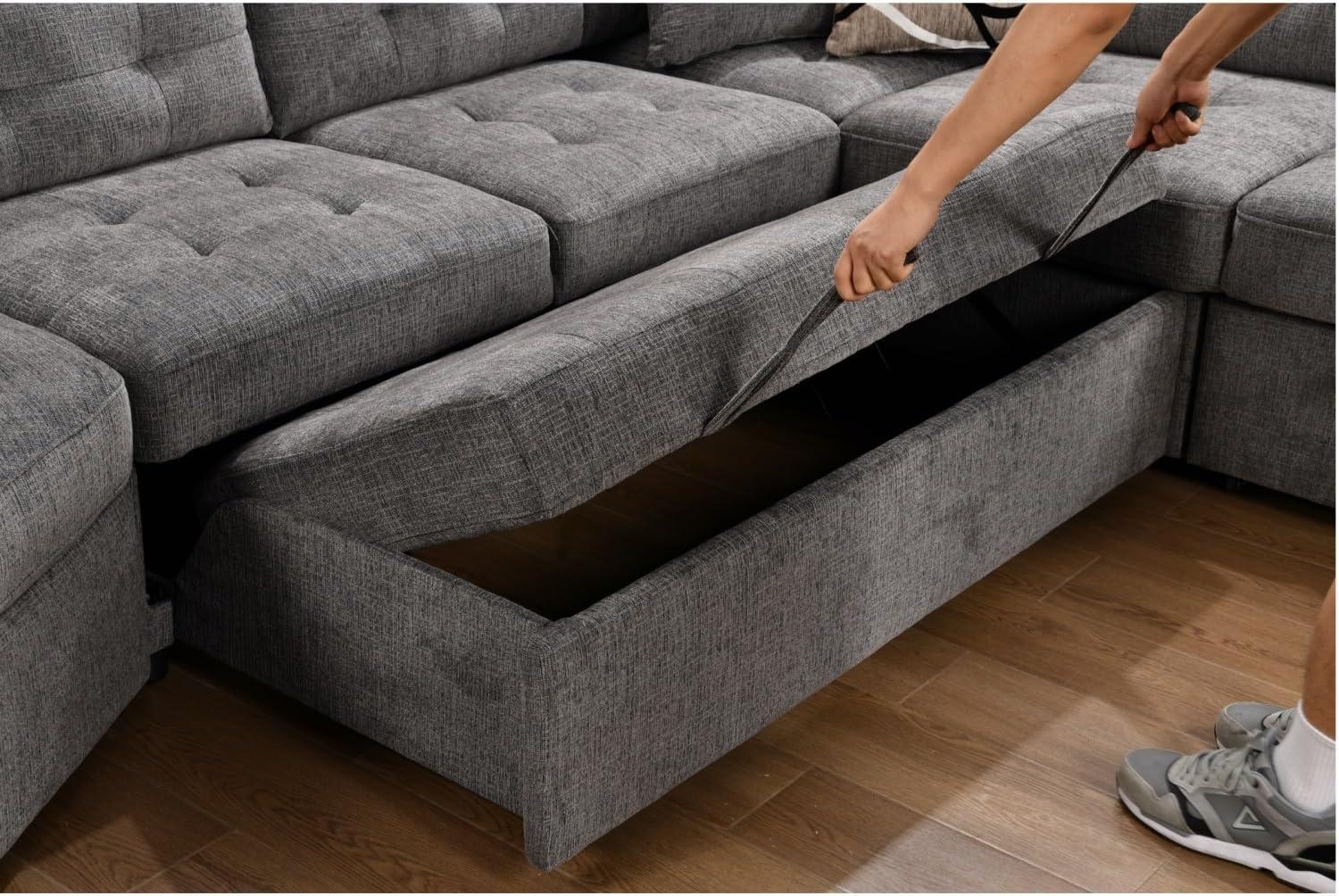 Why We love THSUPER's Oversized 7-Seater Sleeper Sofa Review