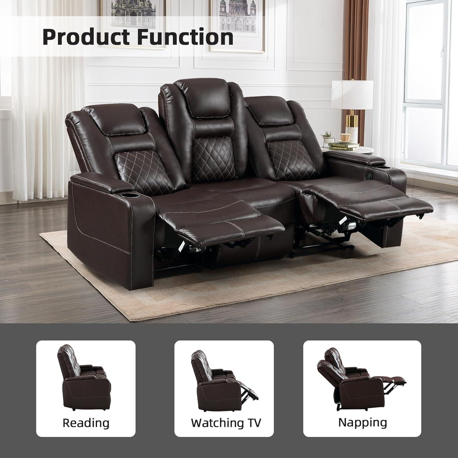 Our Honest Take: Comfort & Convenience in EBELLO Reclining Sofa⁢ Review