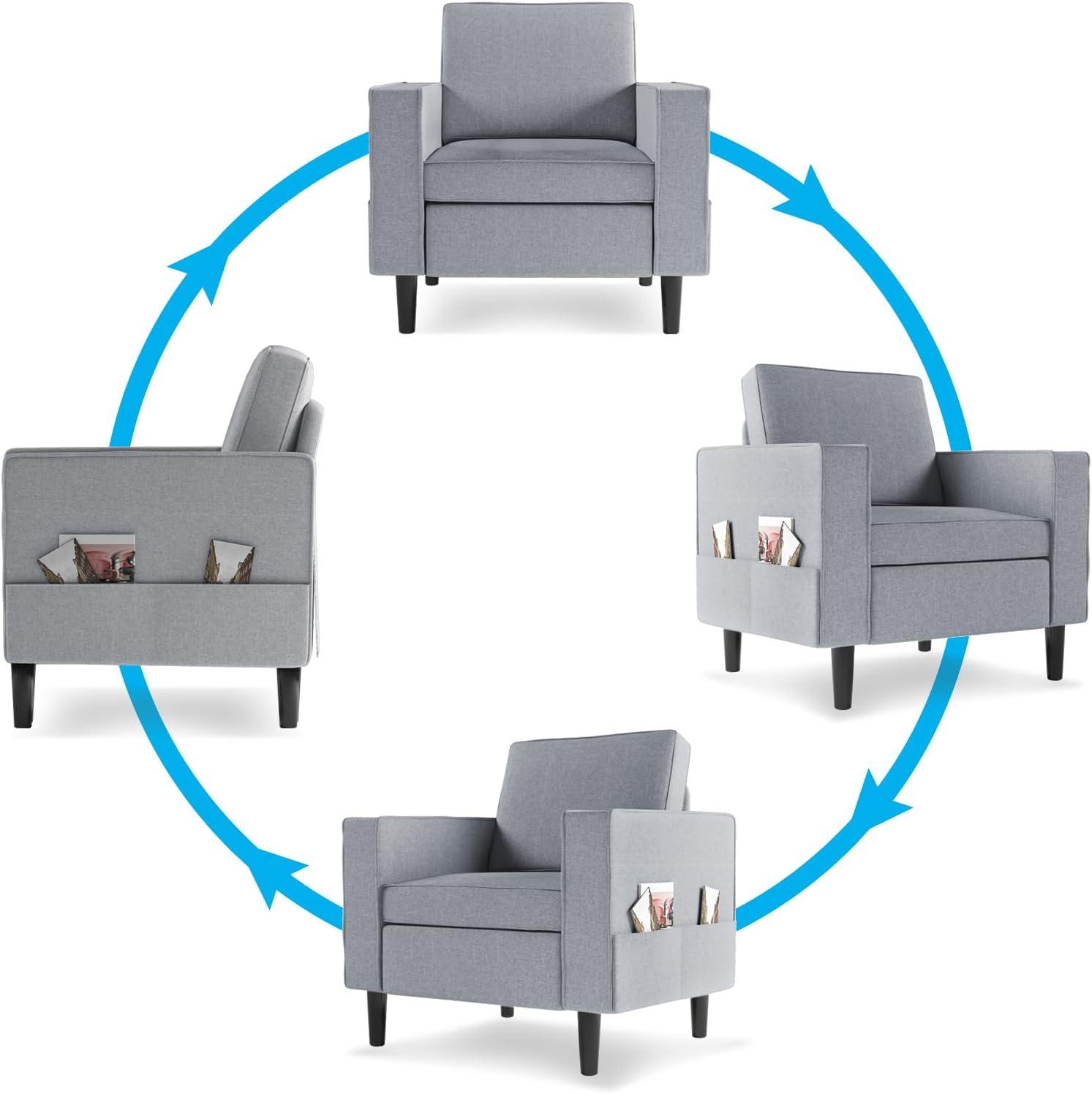 exploring ​comfort and Style‌ with Mjkone's 4-Piece Sectional Sofa Set