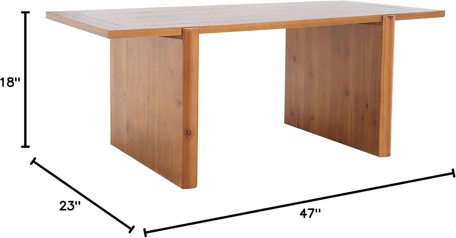 Why We Love the​ SAFAVIEH Truman Coffee Table's Rustic Charm