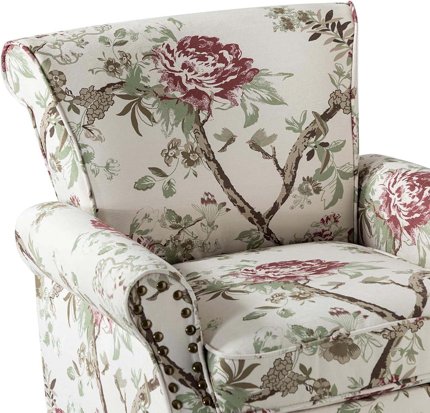 Our Honest Take on HULALA HOME's Floral Wingback Accent Chairs