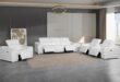 Blackjack Venice Leather Recliner Set Style Meets High Tech Comfort