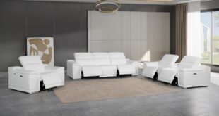 Blackjack Venice Leather Recliner Set Style Meets High Tech Comfort