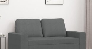 Cozy Meets Modern Exploring A Stylish 2 Seater Sofa In Dark Gray