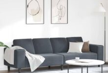 Cozy Meets Modern Exploring The Velvet Sectional Sofa Set