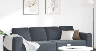Cozy Meets Modern Exploring The Velvet Sectional Sofa Set