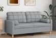Cozy Up Together Exploring The Comfort Of A Light Gray 2 Seater Sofa