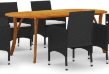 Creating A Cozy Outdoor Dining Spot With Vidaxl 7 Piece Set