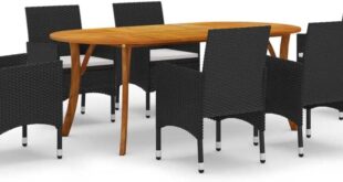 Creating A Cozy Outdoor Dining Spot With Vidaxl 7 Piece Set