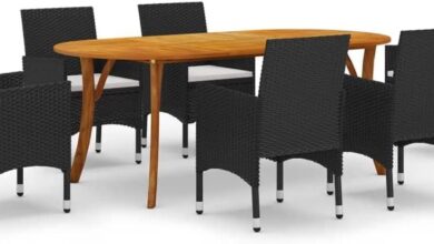 Creating A Cozy Outdoor Dining Spot With Vidaxl 7 Piece Set