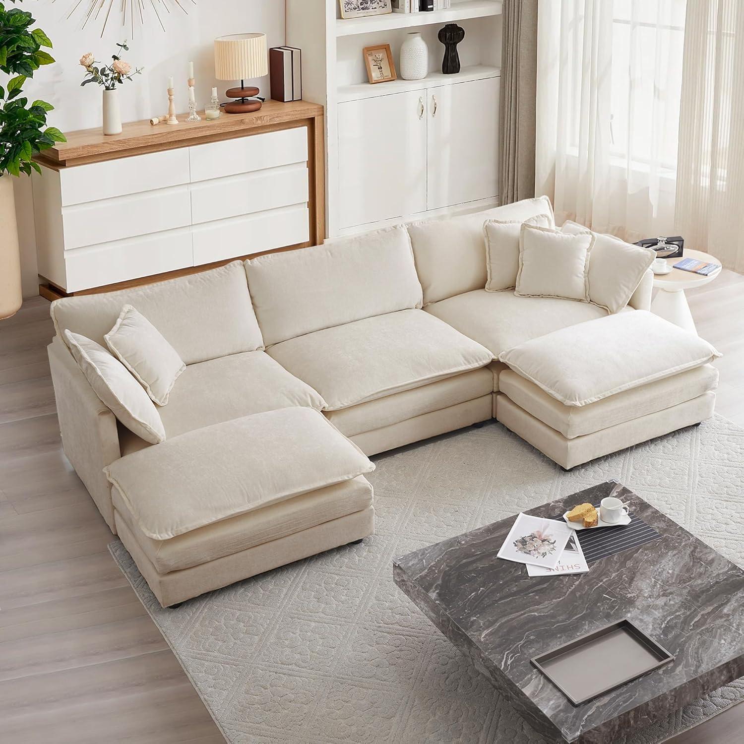 Creating Cozy Living Spaces With The Mikibama Modular U Shaped Sofa