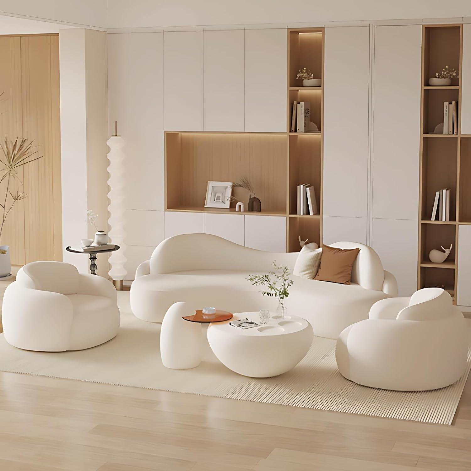 Curved Sectional Couch Set Comfort And Style Combined