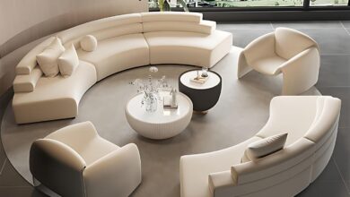 Curved Sectional Sofa Set Stylish Comfort For Every Space