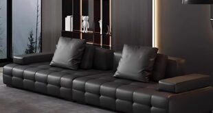 Discover Comfort And Style In Our Modern Black Sectional Sofa Set