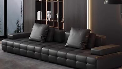 Discover Comfort And Style In Our Modern Black Sectional Sofa Set