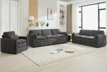 Discover Comfort And Style With This 3 Piece Modular Sofa Set