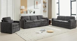 Discover Comfort And Style With This 3 Piece Modular Sofa Set