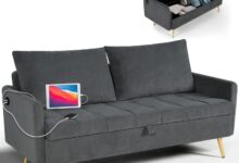 Discovering Comfort And Function In The Linlux Velvet Loveseat Sofa