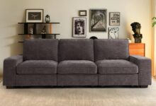 Discovering Comfort And Smart Storage In A Modular Chenille Sofa
