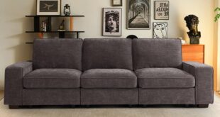 Discovering Comfort And Smart Storage In A Modular Chenille Sofa